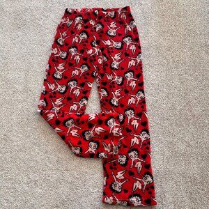 Red Betty Boop y2k Cozy Lounge Pants M
